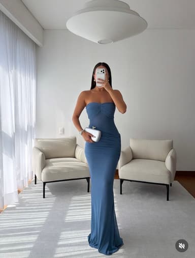 Vestido Azul ajustado